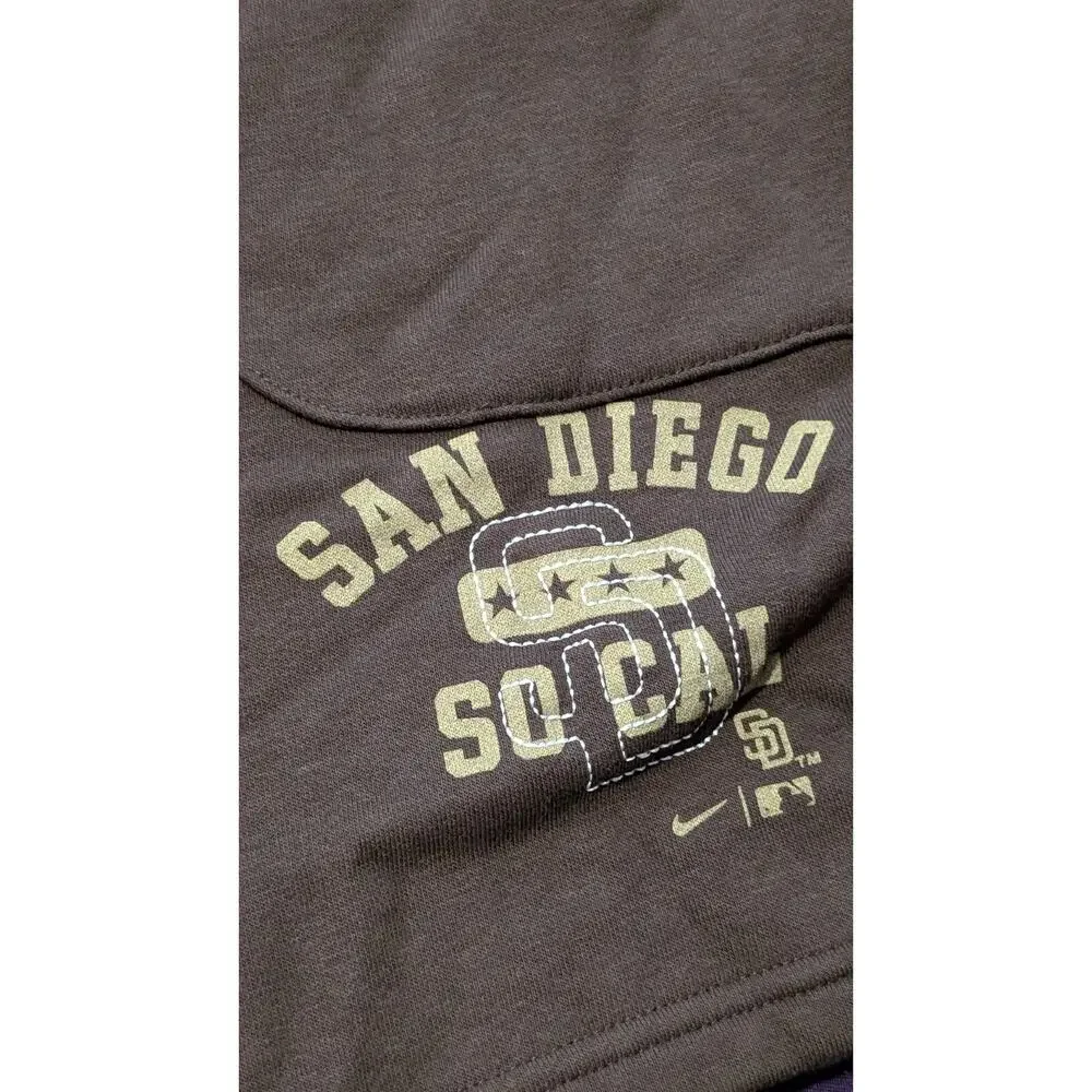 Nike San Diego Padres Statement Ball Game Shorts Brown Size 3xl XXXL